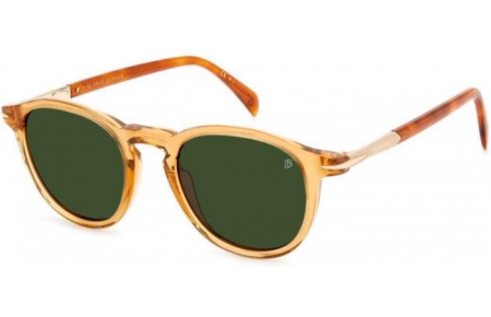 Lunettes de soleil - David Beckham Eyewear - DB 1114/S - GYG (QT) YELLOW HAVANA BROWN // GREEN