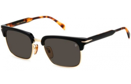 Gafas de Sol - David Beckham Eyewear - DB 1119/G/S - XWY (IR) BLACK HAVANA GOLD // GREY BLUE