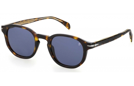 Gafas de Sol - David Beckham Eyewear - DB 1007/S - 086 (KU) HAVANA // BLUE GREY
