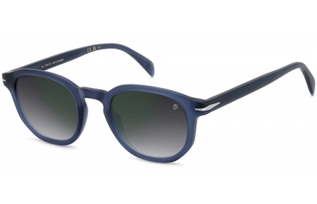 Gafas de Sol - David Beckham Eyewear - DB 1007/S - FLL (NU) BLUE // GREY GRADIENT GREEN MIRROR