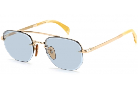 Gafas de Sol - David Beckham Eyewear - DB 1078/S - IDA (QZ) GOLD BEIGE HORN // AZURE PHOTOCHROMIC