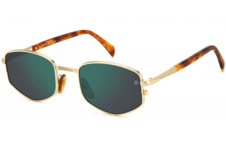 Gafas de Sol - David Beckham Eyewear - DB 1129/S - HM2 (MT) GOLD HONEY HAVANA // GREEN MIRROR