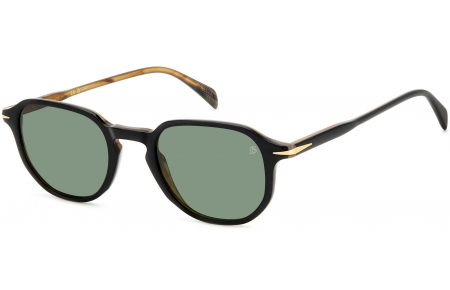 Gafas de Sol - David Beckham Eyewear - DB 1140/S - 05K (O7) BLACK STRIPED BROWN // GREEN LIGHT GREEN ANTIREFLECTION