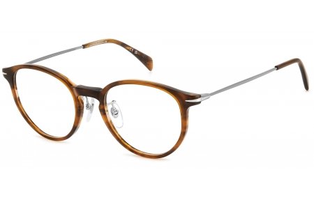 Monturas - David Beckham Eyewear - DB 1149/G - 6C5 BROWN HORN RUTHENIUM
