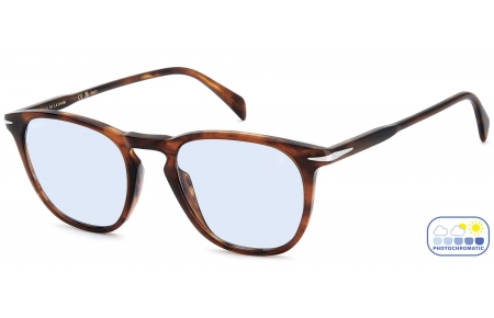 Gafas de Sol - David Beckham Eyewear - DB 1160/S - EX4 (QZ) BROWN HORN // AZURE PHOTOCROMIC
