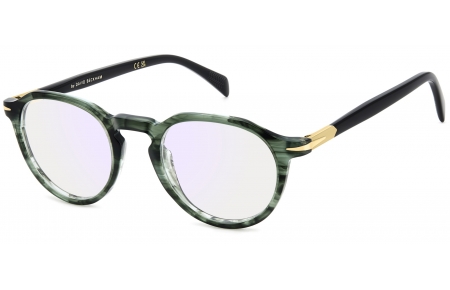 Monturas - David Beckham Eyewear - DB 1180 - 6AK (2Y) GREEN HORN // LIGHT BLUE MIRROR
