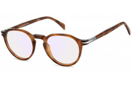 Monturas - David Beckham Eyewear - DB 1180 - WR9 (2Y) BROWN HAVANA // LIGHT BLUE MIRROR