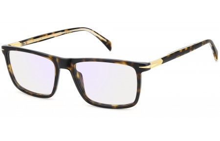 Monturas - David Beckham Eyewear - DB 1181 - 2IK (2Y) HAVANA GOLD // LIGHT BLUE MIRROR