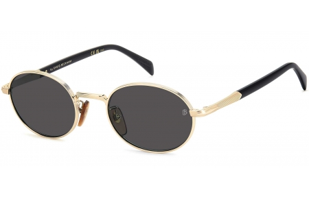 Gafas de Sol - David Beckham Eyewear - DB 1196/S - RHL (IR) GOLD BLACK // GREY