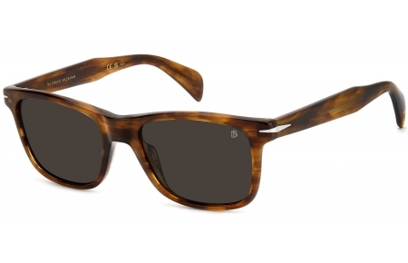 Gafas de Sol - David Beckham Eyewear - DB 1197/S - EX4 (IR) BROWN HORN // GREY