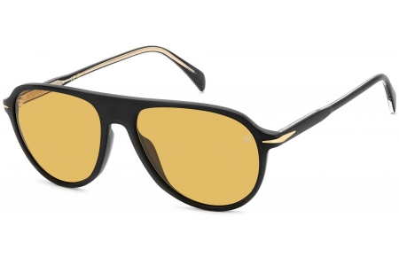 Gafas de Sol - David Beckham Eyewear - DB 1200/S - 003 (HO) MATTE BLACK // YELLOW