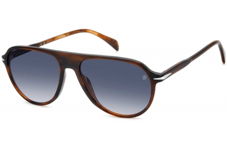 Gafas de Sol - David Beckham Eyewear - DB 1200/S - EX4 (08) STRIPED BROWN // DARK BLUE GRADIENT