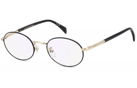 Monturas - David Beckham Eyewear - DB 1203 - RHL (2Y) GOLD BLACK // BLUE MIRROR