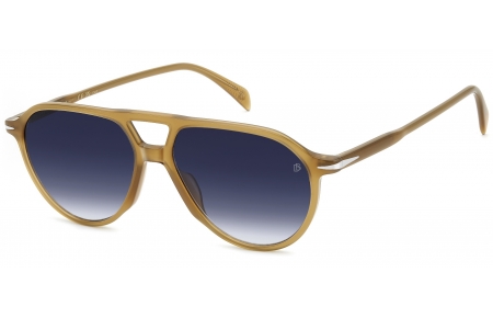 Gafas de Sol - David Beckham Eyewear - DB 1218/S - FMP (08) OCHRE // DARK BLUE GRADIENT