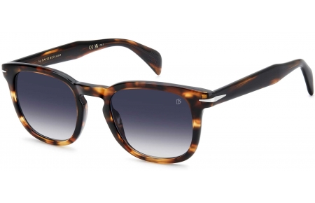 Gafas de Sol - David Beckham Eyewear - DB 1221/S - EX4 (08) BROWN HORN // DARK BLUE GRADIENT
