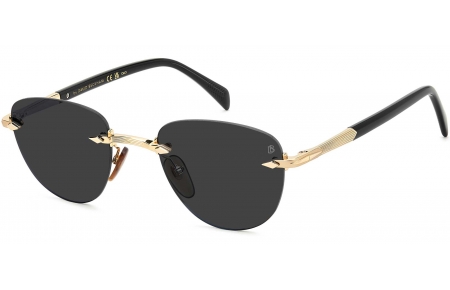 Gafas de Sol - David Beckham Eyewear - DB 1224/S - RHL (IR) GOLD // GREEN