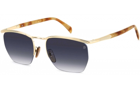 Gafas de Sol - David Beckham Eyewear - DB 1225/S - 0NR (84) GOLD BROWN HAVANA // BLUE GRADIENT ANTIREFLECTION