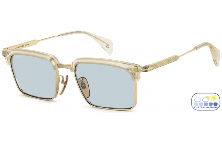 Gafas de Sol - David Beckham Eyewear - DB 1227/G/S - 001 (SD) GOLD // BLUE PHOTOCHROMATIC ANTIREFLEX