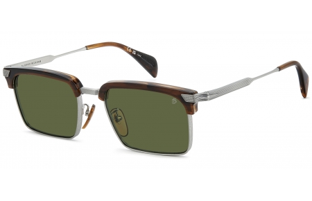Gafas de Sol - David Beckham Eyewear - DB 1227/G/S - 8T9 (O7) BROWN PLATINIUM // LIGHT GREEN ANTIREFLEX