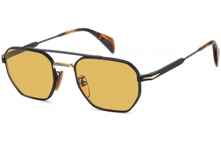 Gafas de Sol - David Beckham Eyewear - DB 1229/S - I46 (J9) MATTE BLACK GOLD // YELLOW ANTIREFLECTION