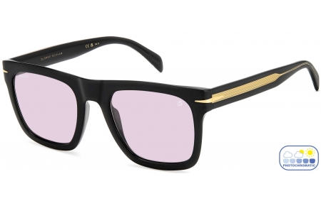 Gafas de Sol - David Beckham Eyewear - DB 7000/S FLAT - 807 (KE) BLACK // VIOLET GREY PHOTOCHROMIC