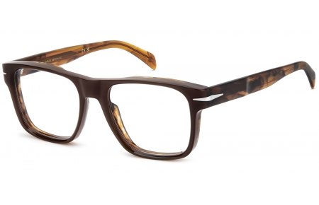 Monturas - David Beckham Eyewear - DB 7020/CRAFTED - EX4 BROWN HORN