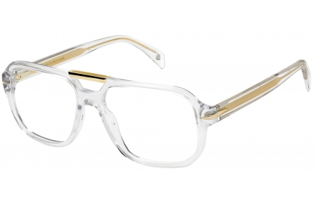 Monturas - David Beckham Eyewear - DB 7108 - REJ CRYSTAL GOLD