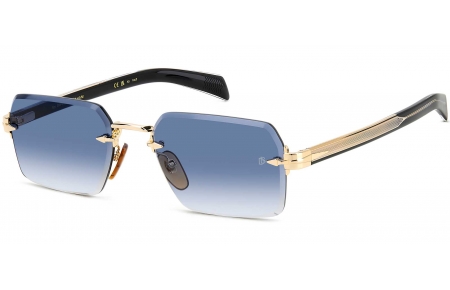 Gafas de Sol - David Beckham Eyewear - DB 7109/S - RHL (08) GOLD BLACK // DARK BLUE GRADIENT