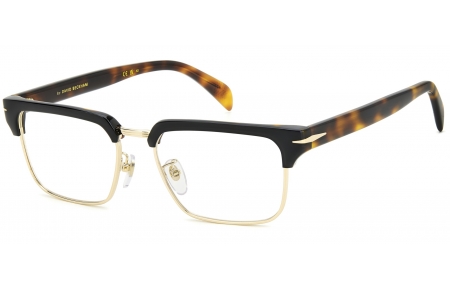 Monturas - David Beckham Eyewear - DB 7112 - XWY BLACK HAVANA GOLD