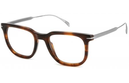 Monturas - David Beckham Eyewear - DB 7119 - 6C5 BROWN HORN RUTHENIUM
