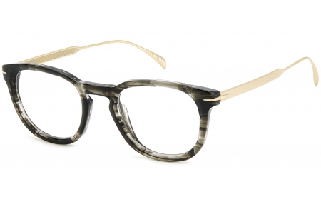 Monturas - David Beckham Eyewear - DB 7122 - 8GX GREY HORN GOLD