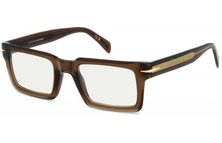 Monturas - David Beckham Eyewear - DB 7126 - 09Q BROWN // CLEAR MIRROR