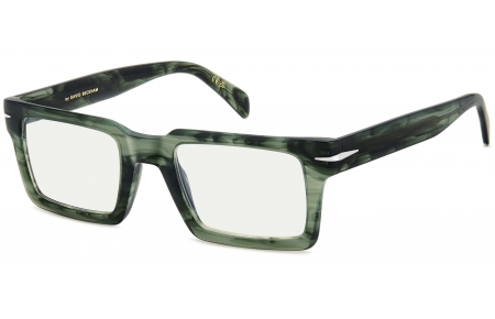 Monturas - David Beckham Eyewear - DB 7126 - 6AK GREEN HORN // CLEAR MIRROR