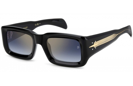 Gafas de Sol - David Beckham Eyewear - DB 7131/S - 807 (1V) BLACK // BLUE GRADIENT GOLD MIRROR