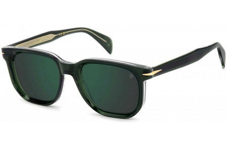 Gafas de Sol - David Beckham Eyewear - DB 7133/S - B59 (MT) GREEN // GREEN MIRROR