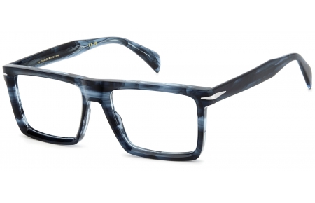 Monturas - David Beckham Eyewear - DB 7138 - 38I BLUE HORN