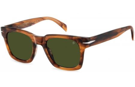 Gafas de Sol - David Beckham Eyewear - DB 7160/S - EX4 (QT) STRIPED BROWN // GREEN