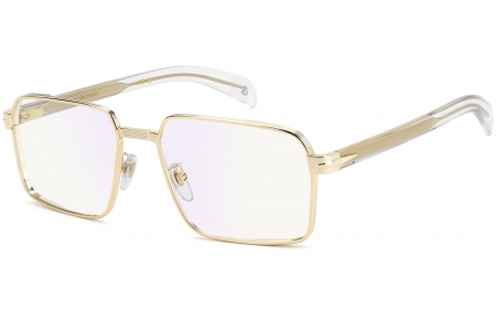 Monturas - David Beckham Eyewear - DB 7166 - LOJ GOLD CRYSTAL