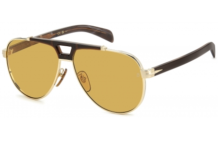 Gafas de Sol - David Beckham Eyewear - DB 7169/S - 01Q (HO) GOLD BROWN // YELLOW