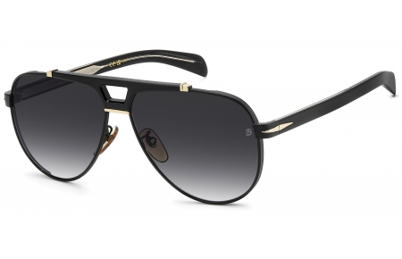 Gafas de Sol - David Beckham Eyewear - DB 7169/S - 2M2 (9O) BLACK GOLD // DARK GREY GRADIENT