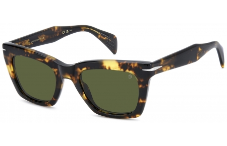 Gafas de Sol - David Beckham Eyewear - DB 99/MIAMI - P65 (QT) YELLOW HAVANA // GREEN