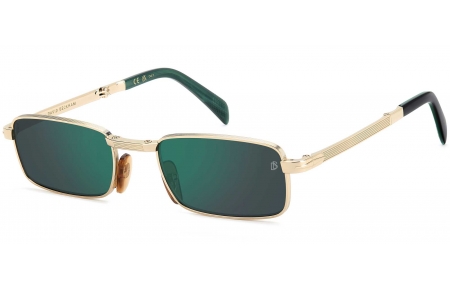 Gafas de Sol - David Beckham Eyewear - DB 99/ORIGAMI - PEF (MT) GOLD GREEN // GREEN MIRROR