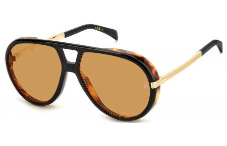 Gafas de Sol - David Beckham Eyewear - DB 99/VOYAGER - XWY (VS) BLACK // ORANGE HIGHT CONTRAST