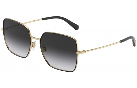 Gafas de Sol - Dolce & Gabbana - DG2242 - 13348G GOLD BLACK // GREY GRADIENT