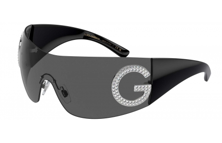 Gafas de Sol - Dolce & Gabbana - DG2298B - 05/87 BLACK // DARK GREY