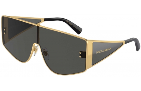 Gafas de Sol - Dolce & Gabbana - DG2305 - 02/87 GOLD // DARK GREY
