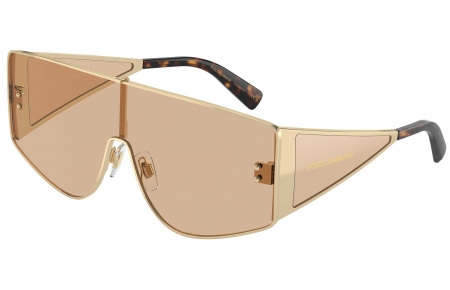 Gafas de Sol - Dolce & Gabbana - DG2305 - 13655A  LIGHT GOLD // LIGHT BROWN FLASH MIRROR
