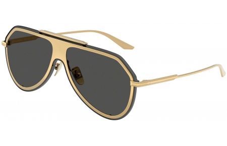 Gafas de Sol - Dolce & Gabbana - DG2309 - 02/87 GOLD // DARK GREY