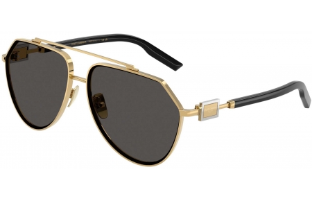 Gafas de Sol - Dolce & Gabbana - DG2315 - 02/87 GOLD // DARK GREY