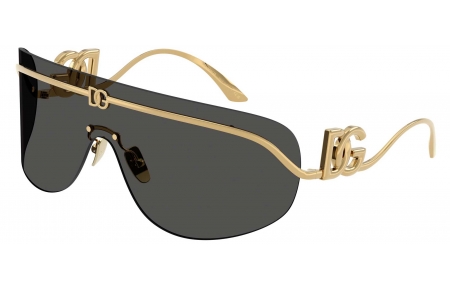 Gafas de Sol - Dolce & Gabbana - DG2320 - 02/87 GOLD // DARK GREY